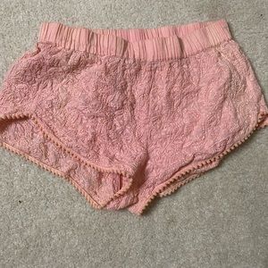 Pink short shorts!